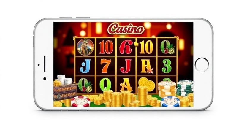 LUCKBD mobile casino app interface